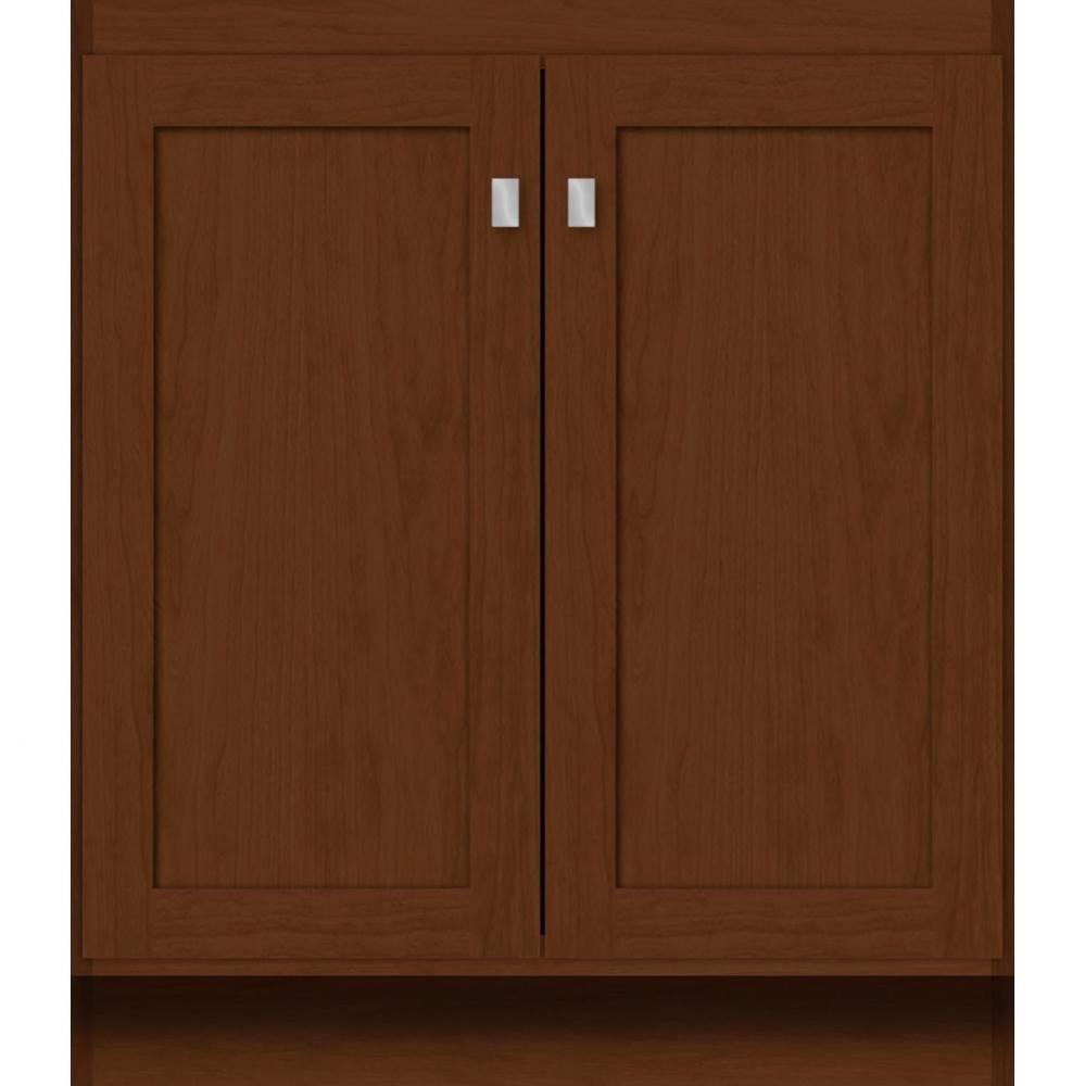 30 X 21 X 34.5 Montlake View Vanity Shaker Pecan Cherry Std