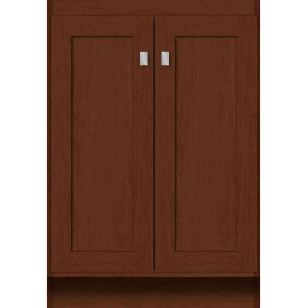 24 X 18 X 34.5 Montlake View Vanity Shaker Pecan Cherry Std