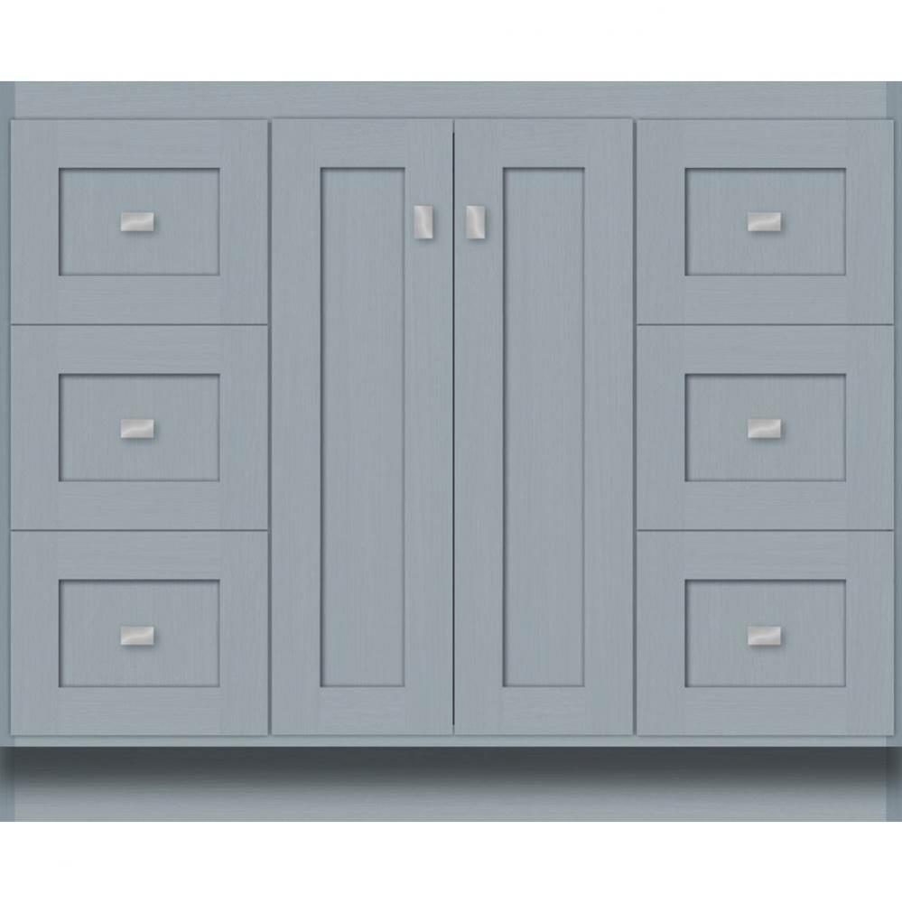 42 X 21 X 34.5 Montlake View Vanity Shaker Silver Oak Sb