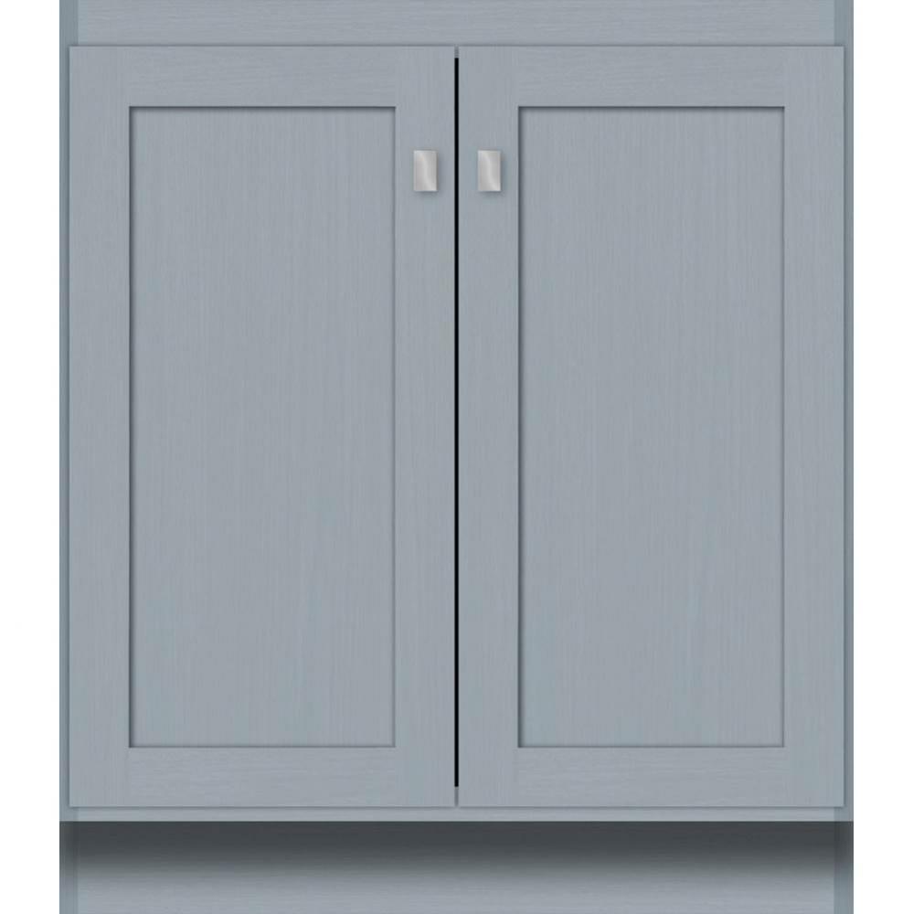 30 X 21 X 34.5 Montlake View Vanity Shaker Silver Oak Std