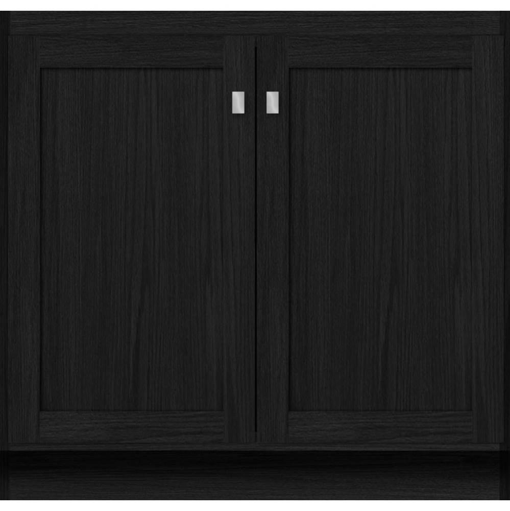 36 X 18 X 34.5 Montlake View Vanity Shaker Midnight Oak Std