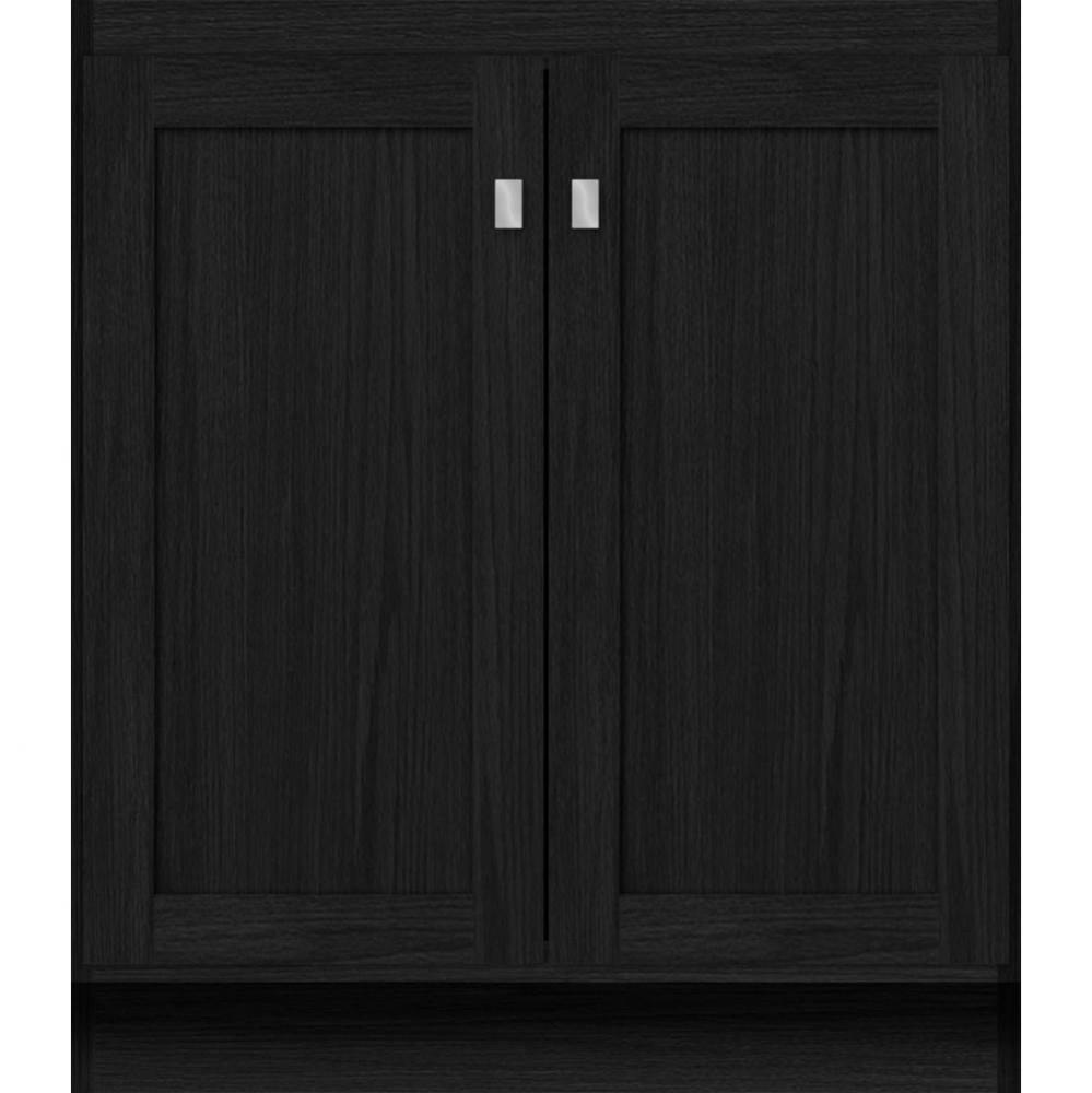 30 X 18 X 34.5 Montlake View Vanity Shaker Midnight Oak Std