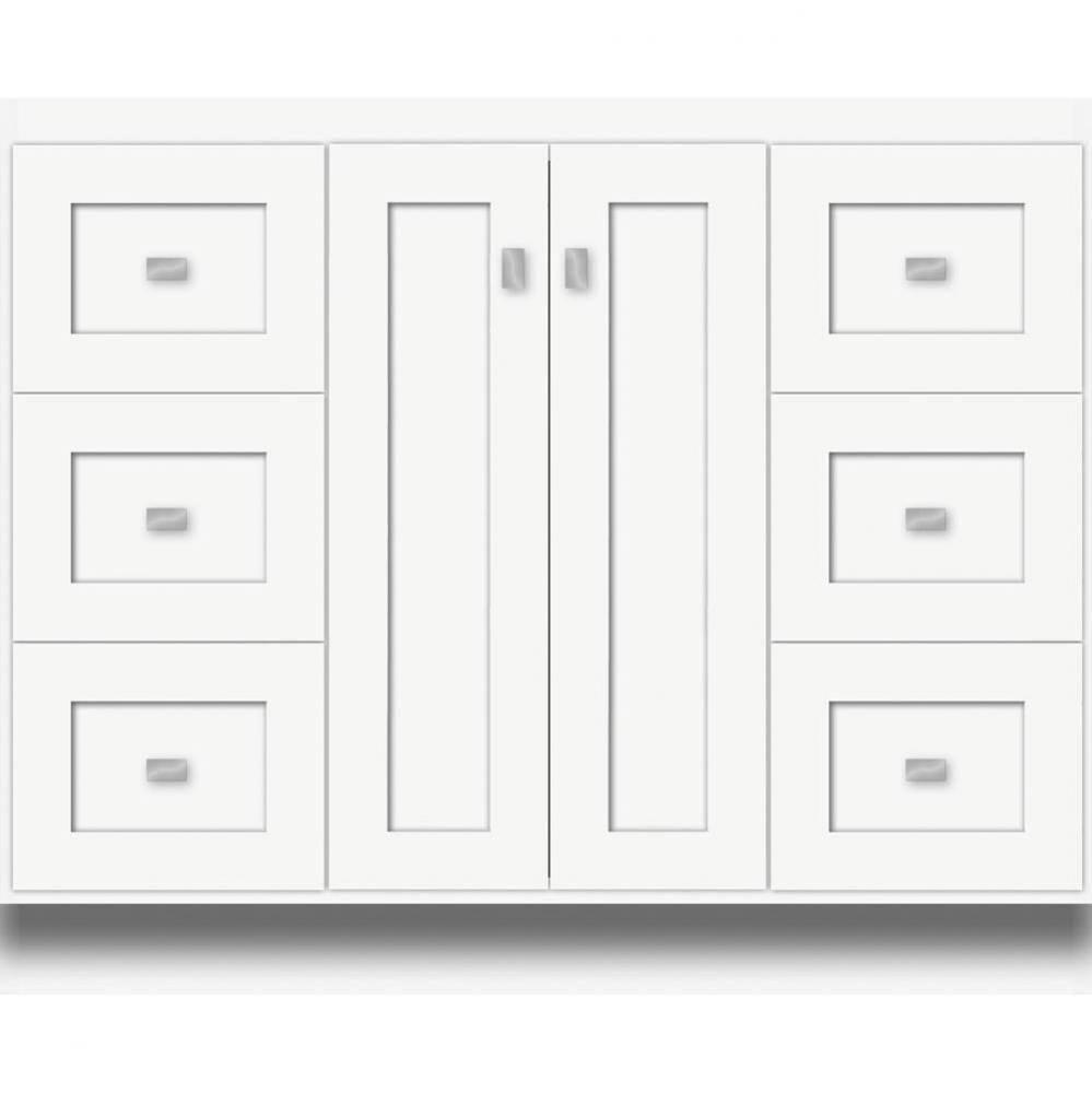 42 X 18 X 34.5 Montlake View Vanity Shaker Sat White Sb