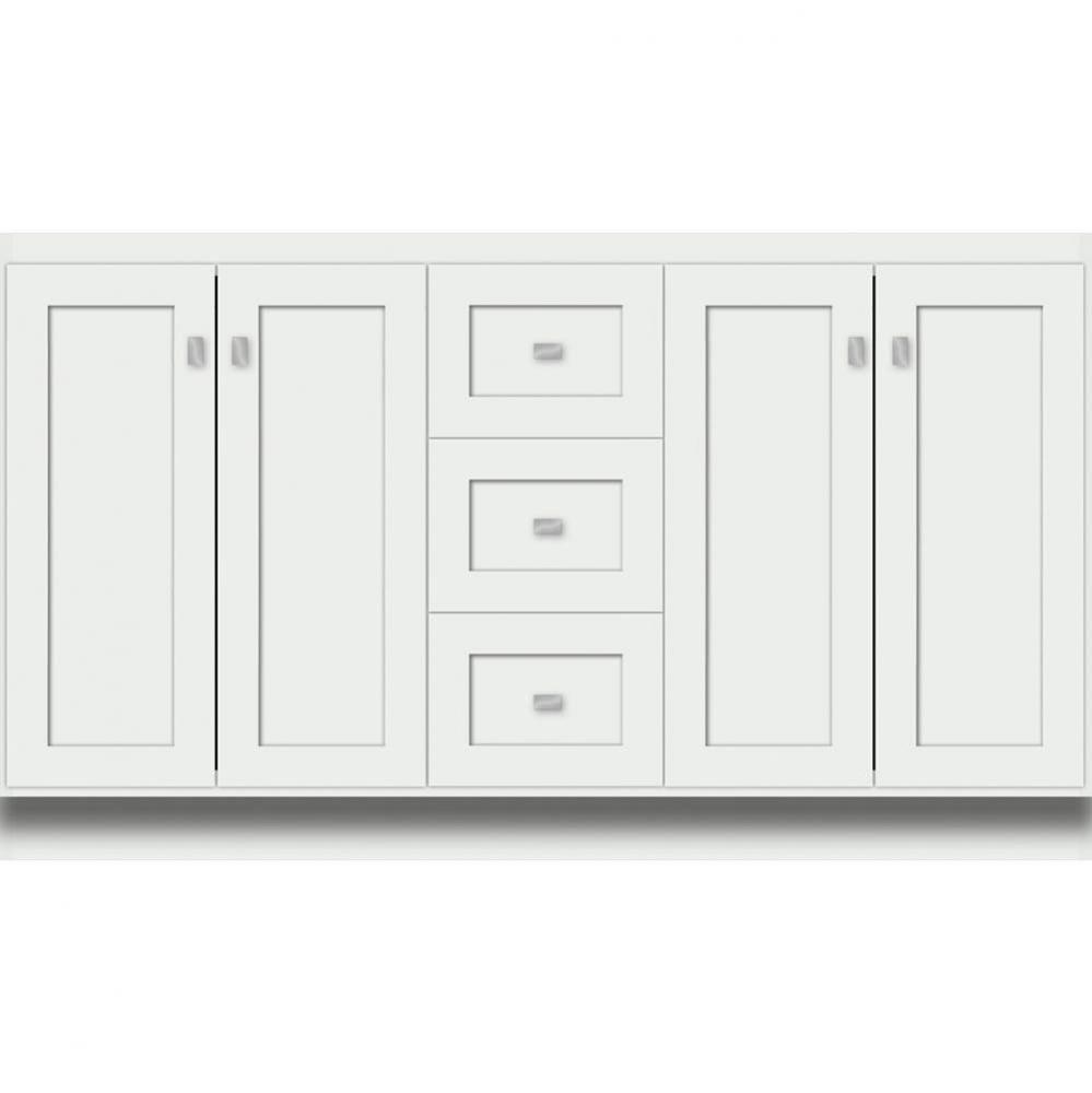 60 X 21 X 34.5 Montlake View Vanity Shaker Powder Grey Db