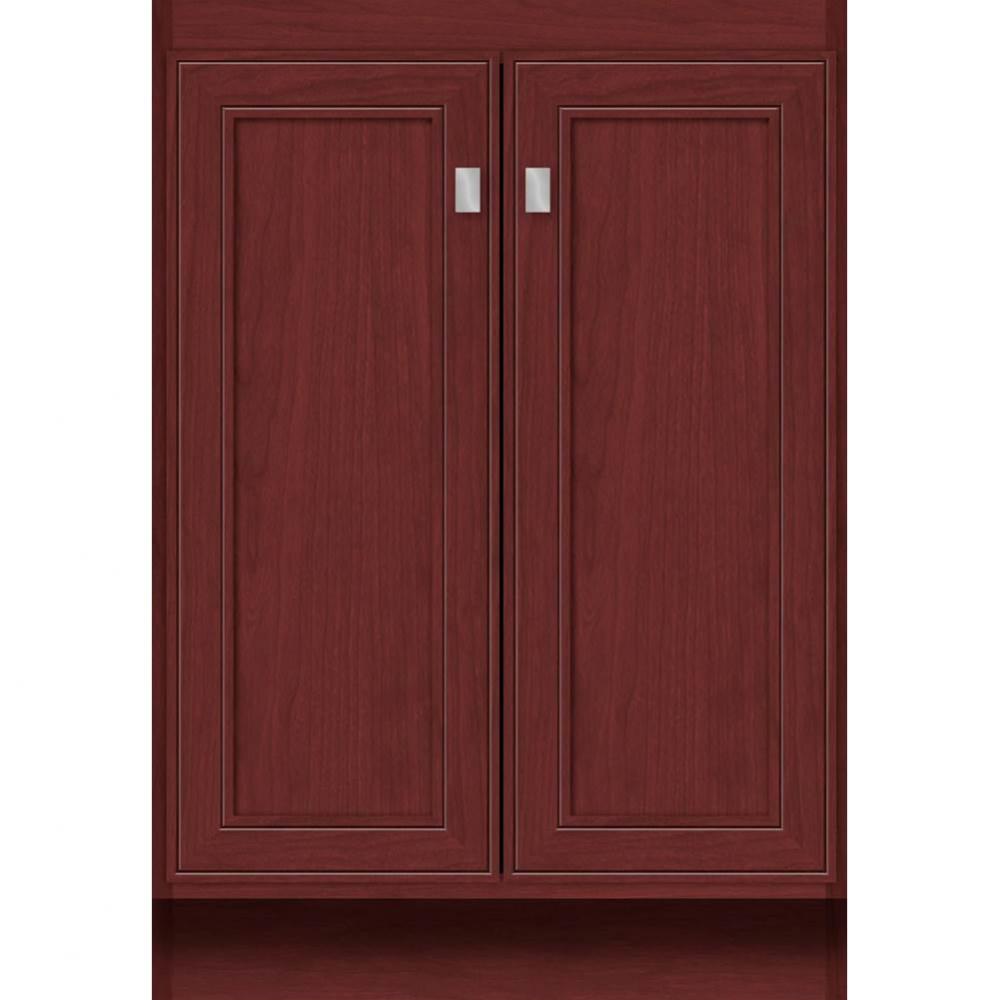 24 X 21 X 34.5 Montlake View Vanity Deco Miter Dk Cherry Std