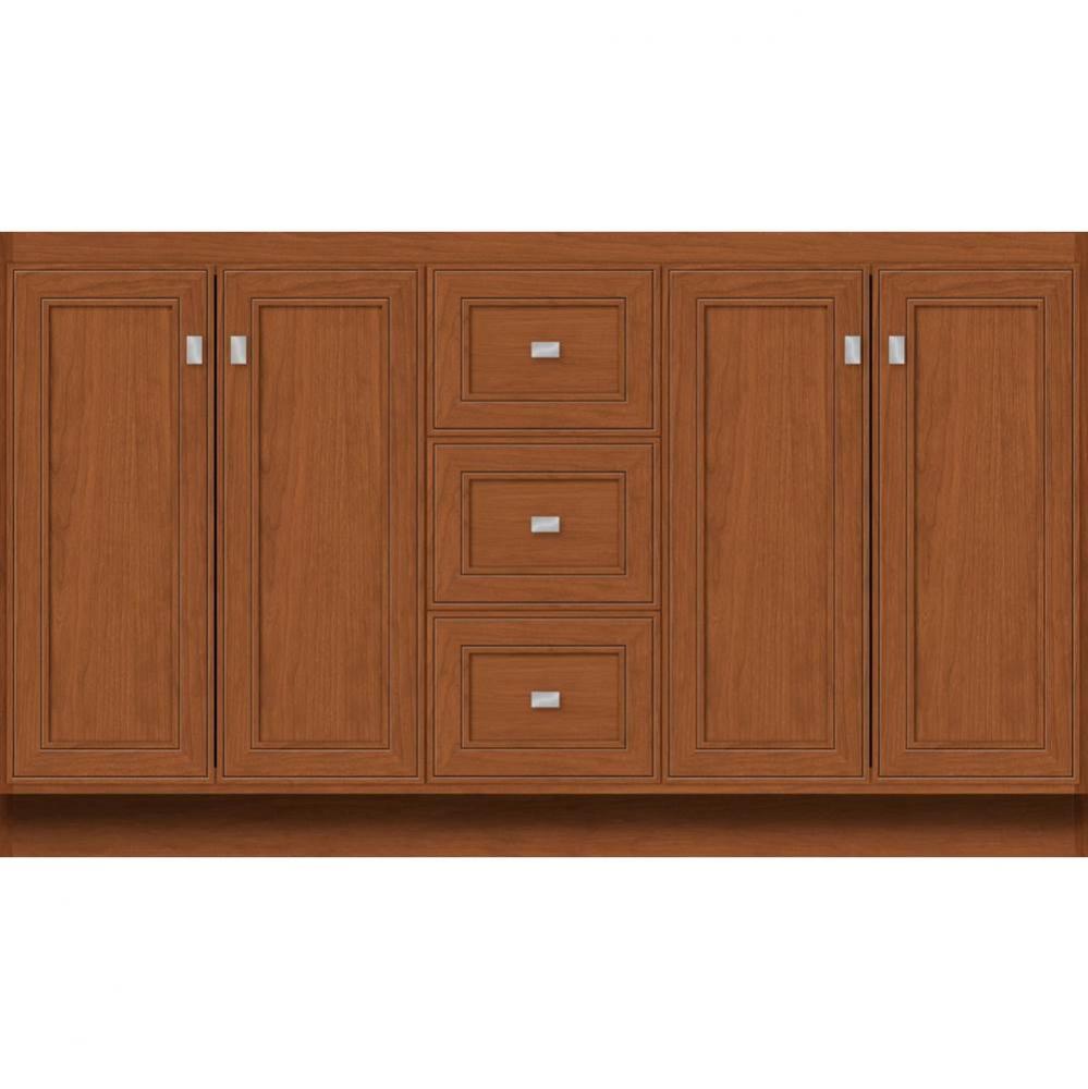 60 X 21 X 34.5 Montlake View Vanity Deco Miter Cinn Cherry Db