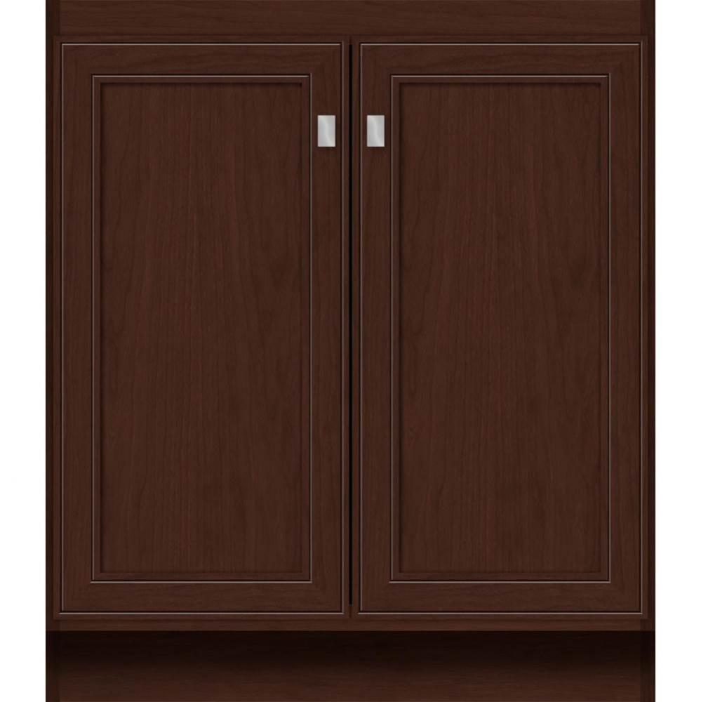 30 X 21 X 34.5 Montlake View Vanity Deco Miter Choc Cherry Std