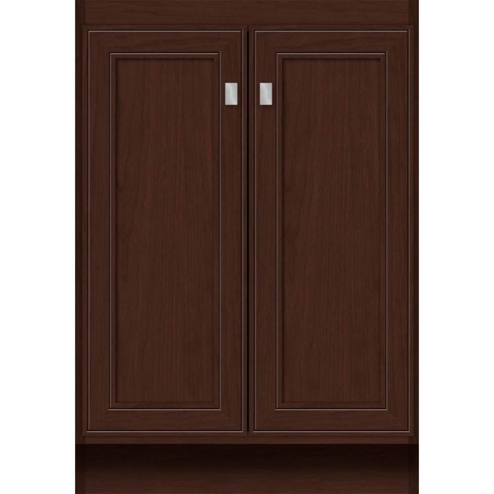 24 X 18 X 34.5 Montlake View Vanity Deco Miter Choc Cherry Std