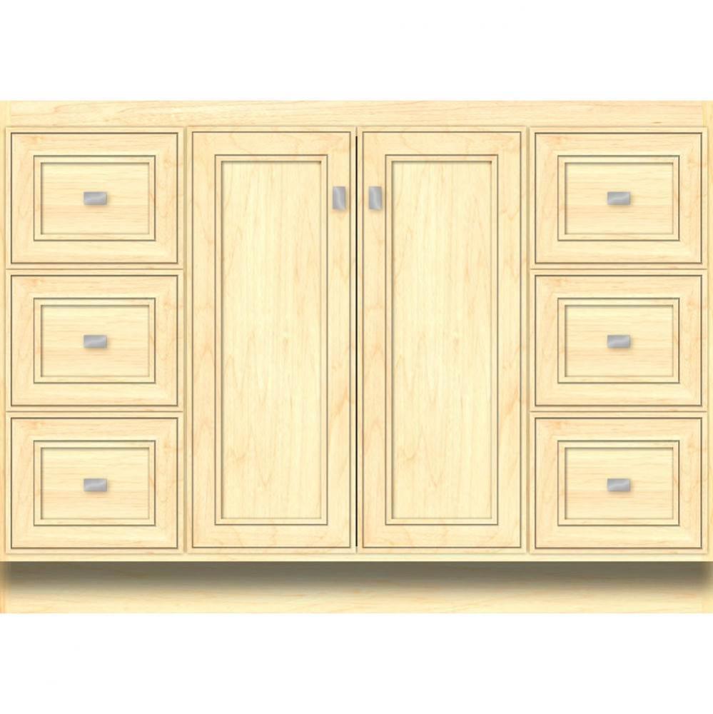 48 X 18 X 34.5 Montlake View Vanity Deco Miter Nat Maple Sb