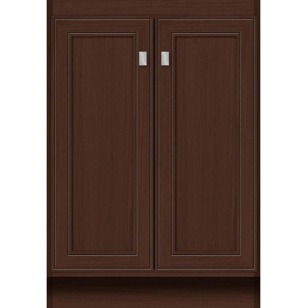 24 X 18 X 34.5 Montlake View Vanity Deco Miter Choc Oak Std