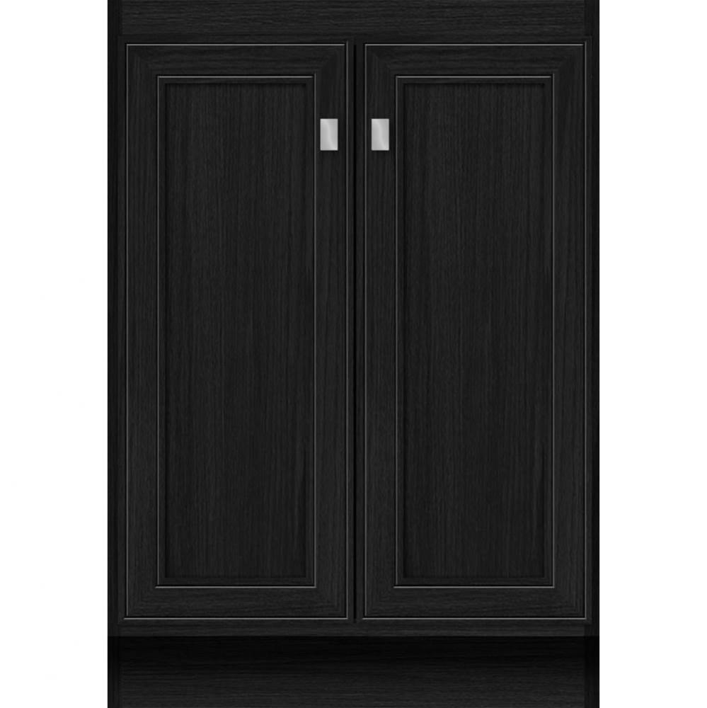 24 X 18 X 34.5 Montlake View Vanity Deco Miter Midnight Oak Std