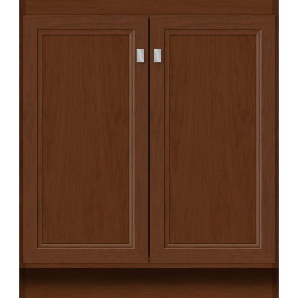 30 X 18 X 34.5 Montlake View Vanity Ogee Miter Pecan Cherry Std