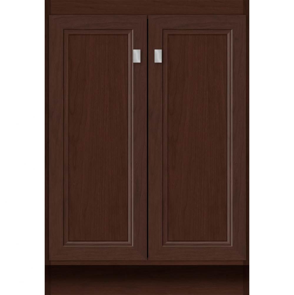 24 X 21 X 34.5 Montlake View Vanity Ogee Miter Choc Cherry Std