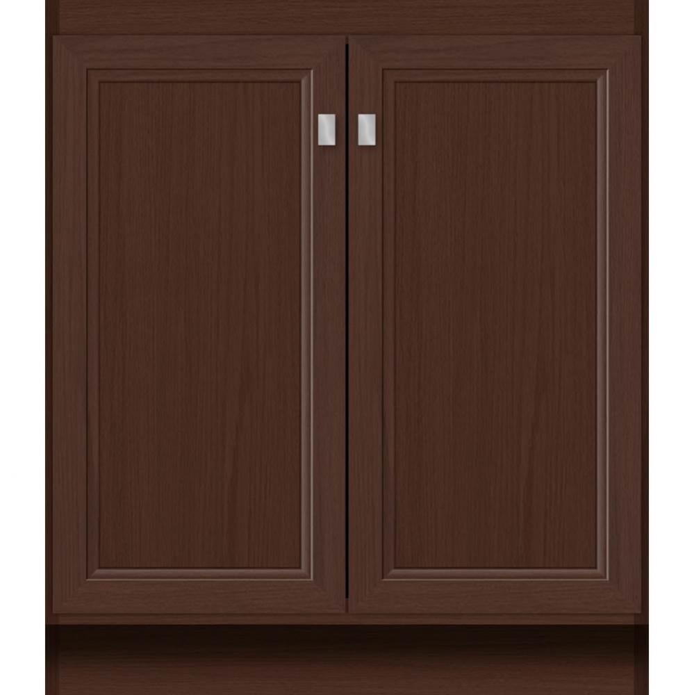 30 X 18 X 34.5 Montlake View Vanity Ogee Miter Choc Oak Std