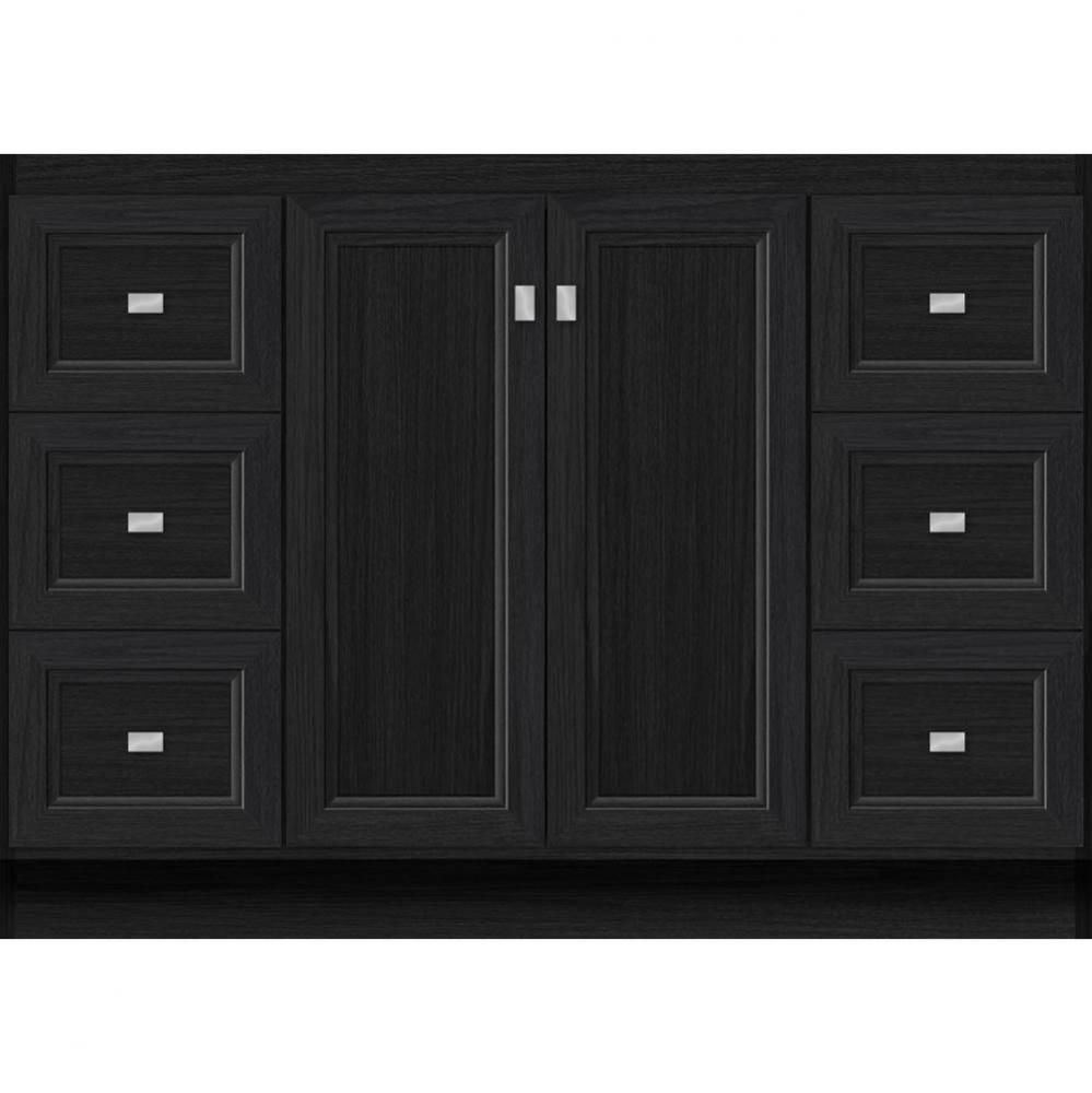 48 X 21 X 34.5 Montlake View Vanity Ogee Miter Midnight Oak Sb