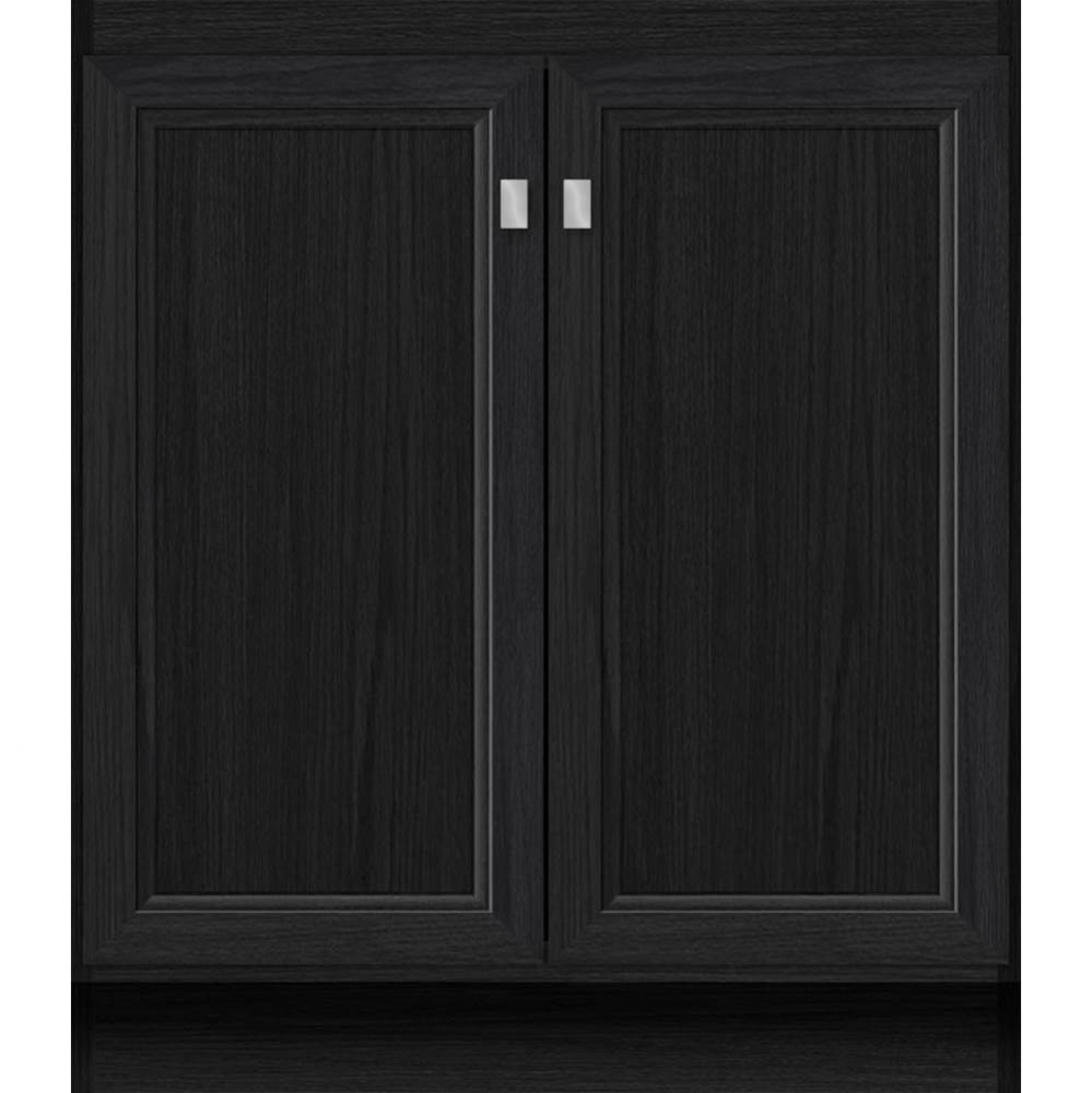 30 X 21 X 34.5 Montlake View Vanity Ogee Miter Midnight Oak Std