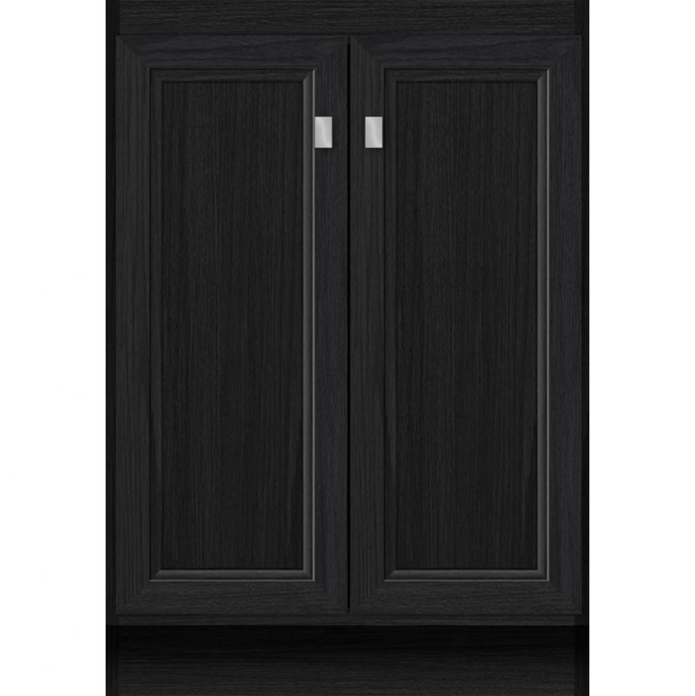 24 X 21 X 34.5 Montlake View Vanity Ogee Miter Midnight Oak Std