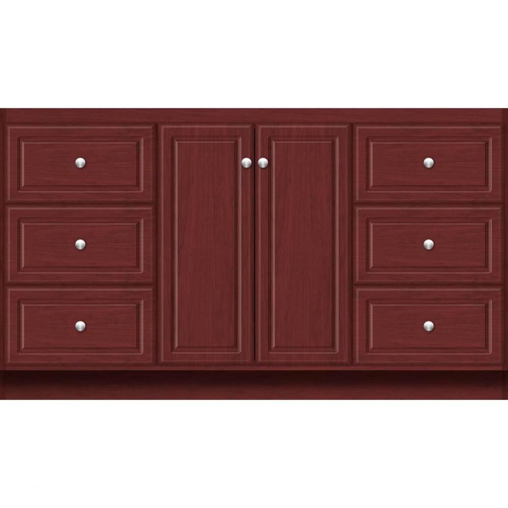 60 X 18 X 34.5 Montlake View Vanity Ultra Dk Cherry Sb