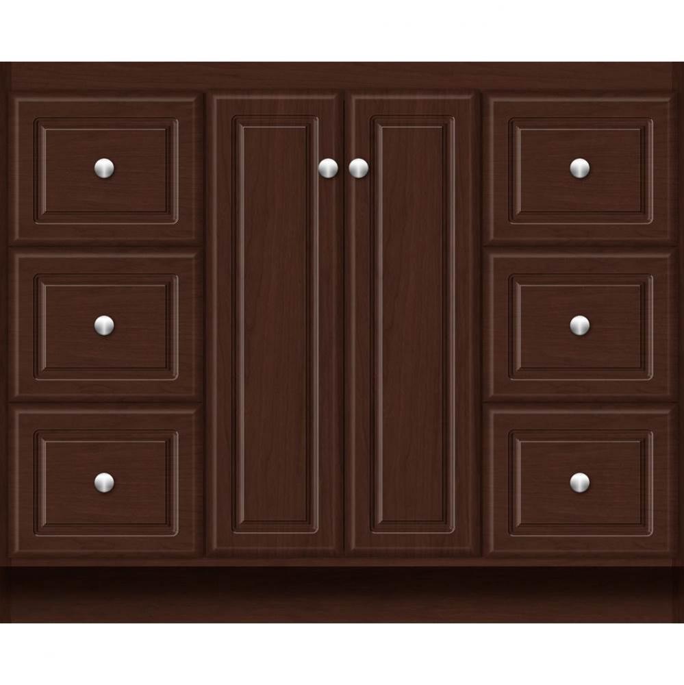 42 X 18 X 34.5 Montlake View Vanity Ultra Choc Cherry Sb