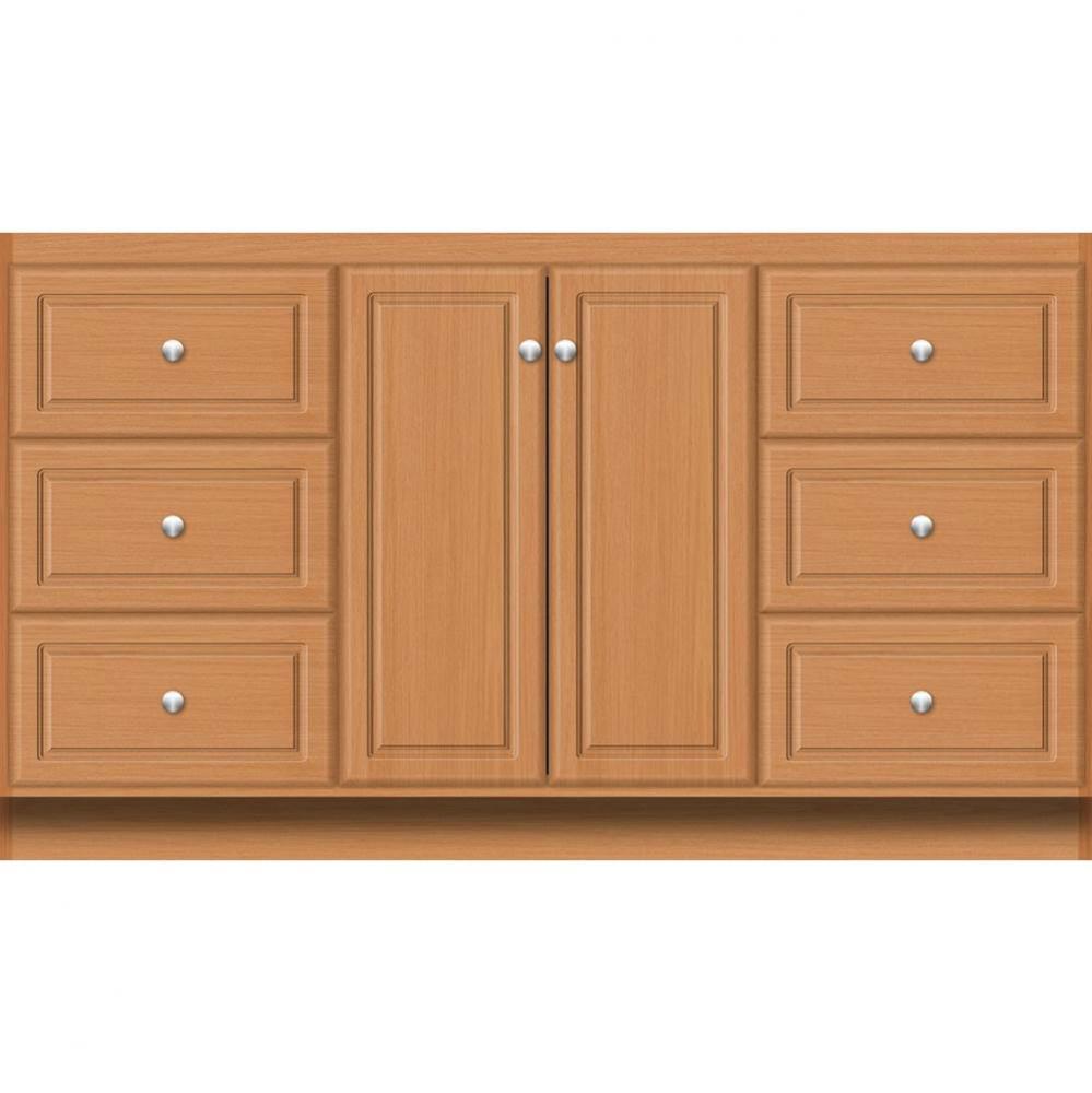 60 X 18 X 34.5 Montlake View Vanity Ultra Nat Oak Sb