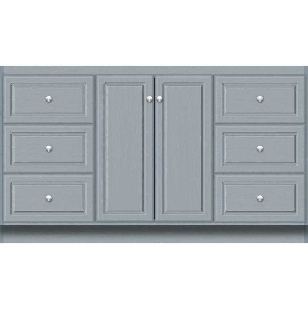 60 X 21 X 34.5 Montlake View Vanity Ultra Silver Oak Sb