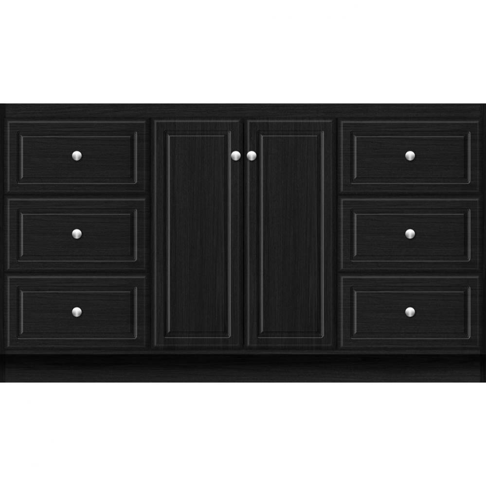 60 X 21 X 34.5 Montlake View Vanity Ultra Midnight Oak Sb