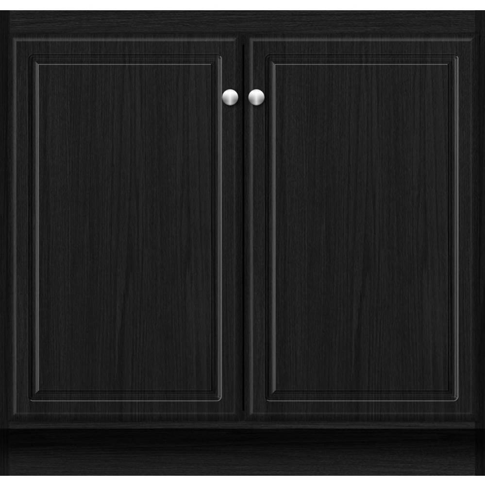 36 X 21 X 34.5 Montlake View Vanity Ultra Midnight Oak Std