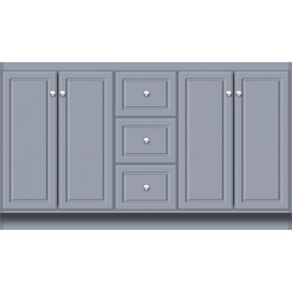 60 X 18 X 34.5 Montlake View Vanity Ultra Sat Silver Db