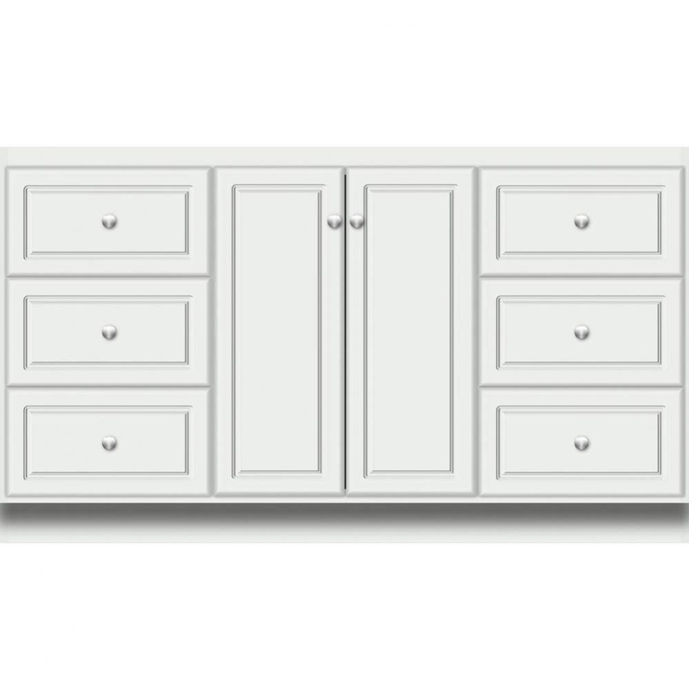 60 X 21 X 34.5 Montlake View Vanity Ultra Powder Grey Sb