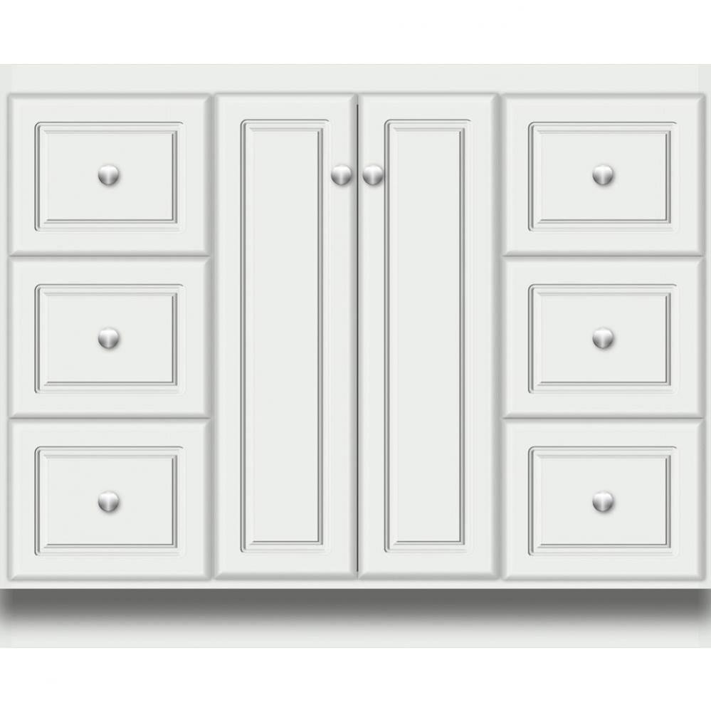 42 X 18 X 34.5 Montlake View Vanity Ultra Powder Grey Sb