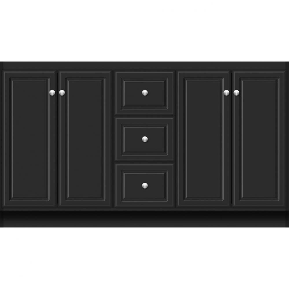 60 X 18 X 34.5 Montlake View Vanity Ultra Sat Black Db