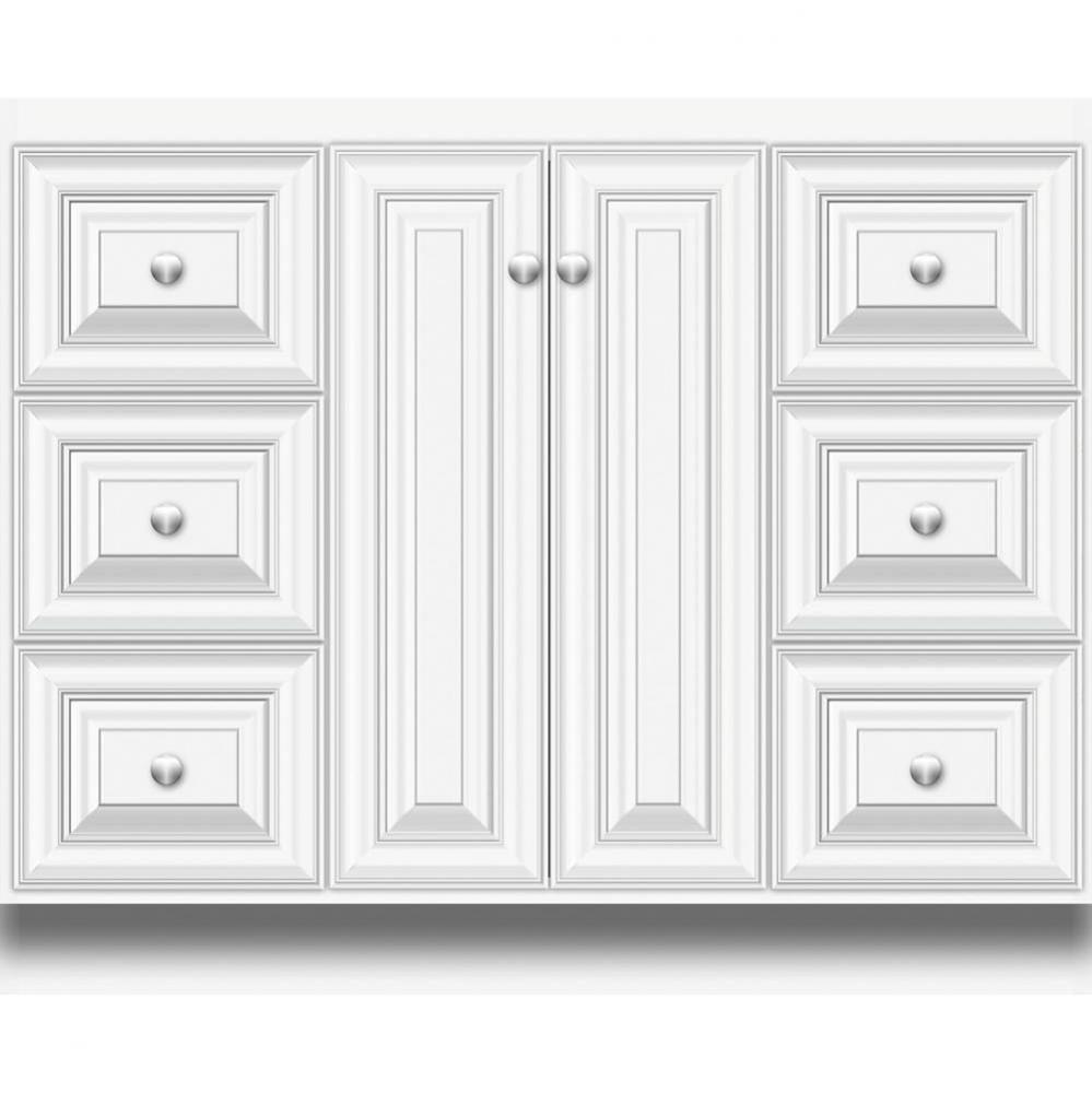 42 X 21 X 34.5 Montlake View Vanity Classic Miter Sat White Sb