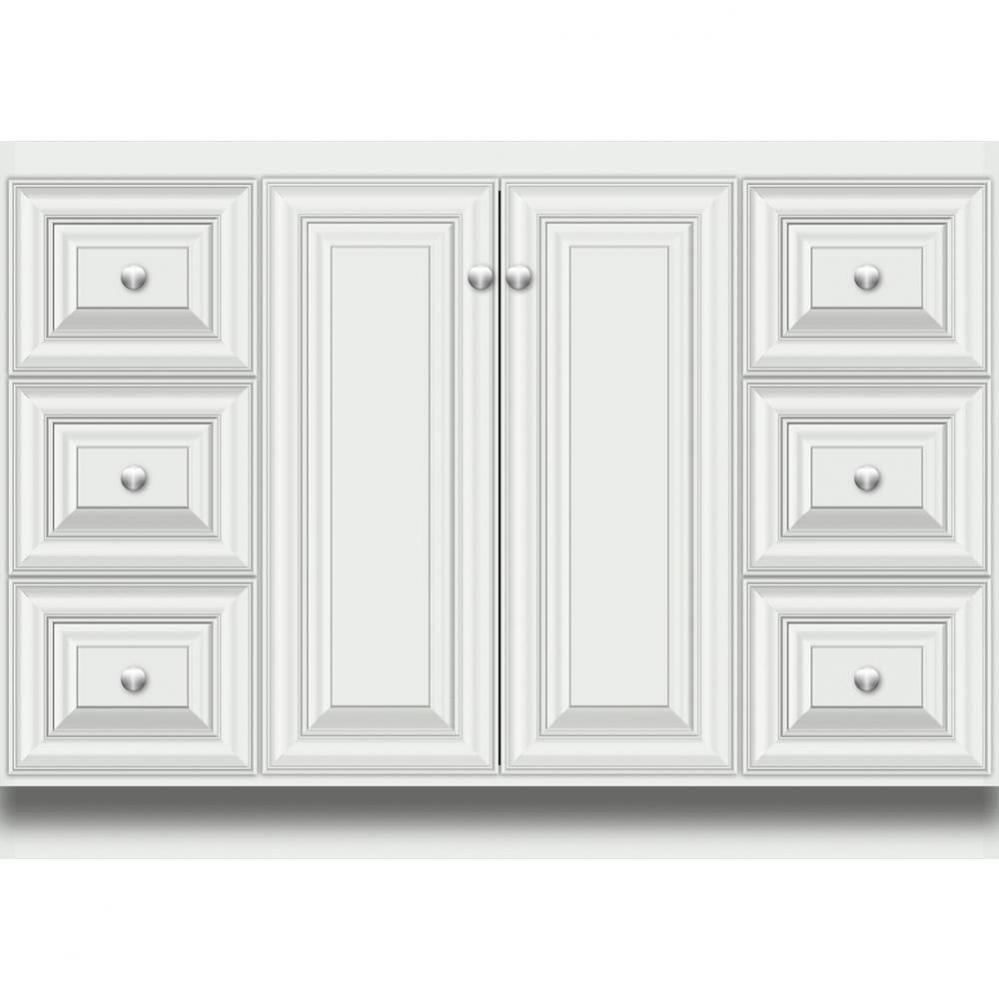 48 X 21 X 34.5 Montlake View Vanity Classic Miter Powder Grey Sb