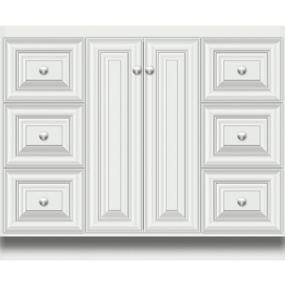 42 X 18 X 34.5 Montlake View Vanity Classic Miter Powder Grey Sb