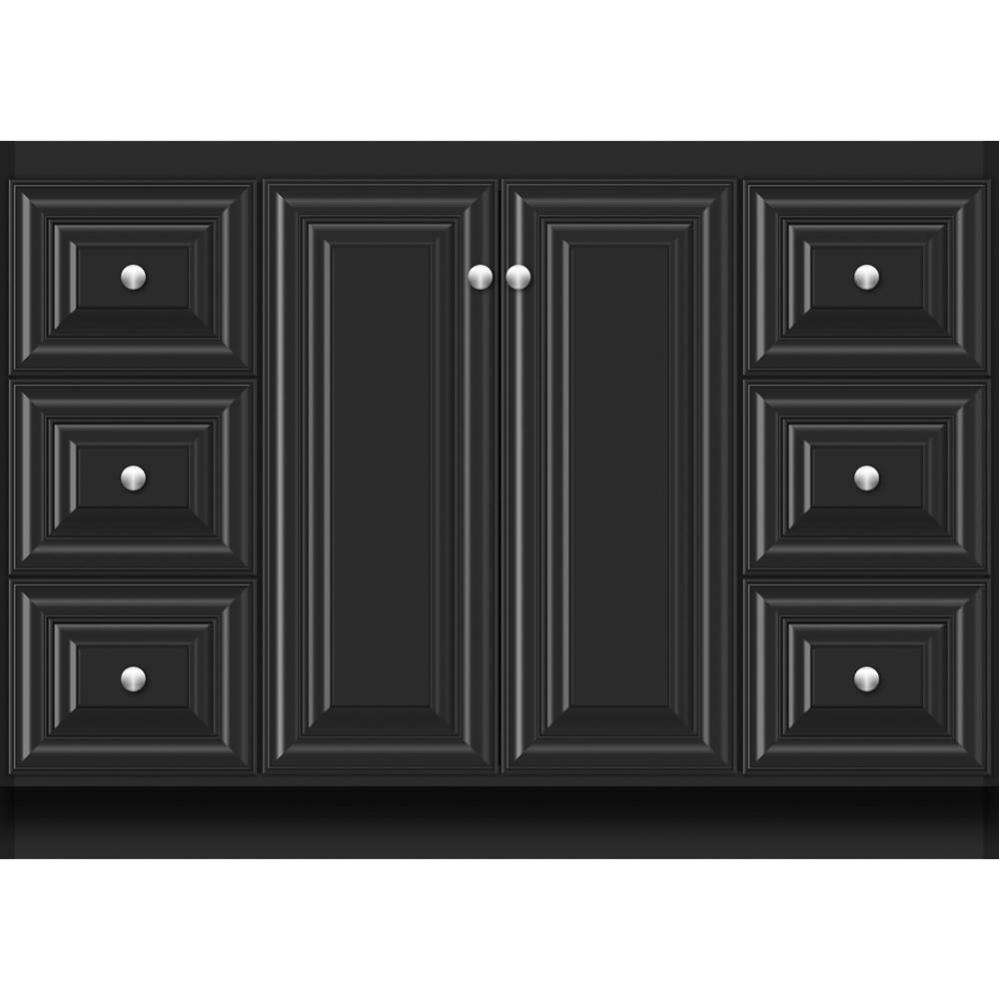 48 X 18 X 34.5 Montlake View Vanity Classic Miter Sat Black Sb