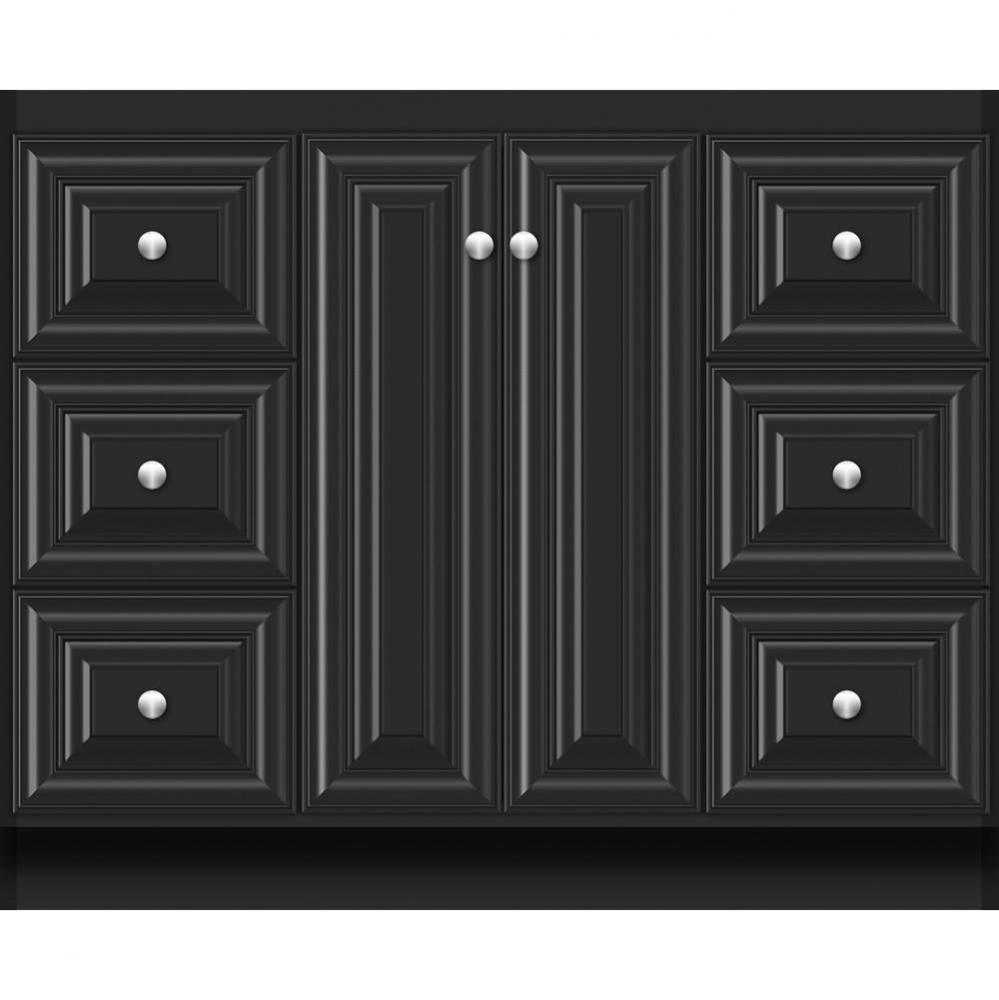 42 X 21 X 34.5 Montlake View Vanity Classic Miter Sat Black Sb