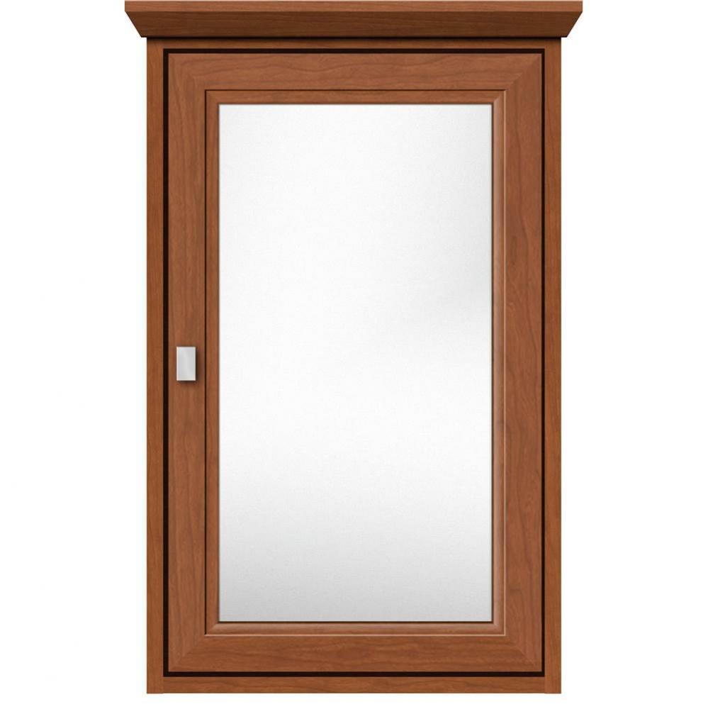 19 X 6.5 X 31.5 Inset Med Cab Single Door Ogee Miter Cinn Cherry