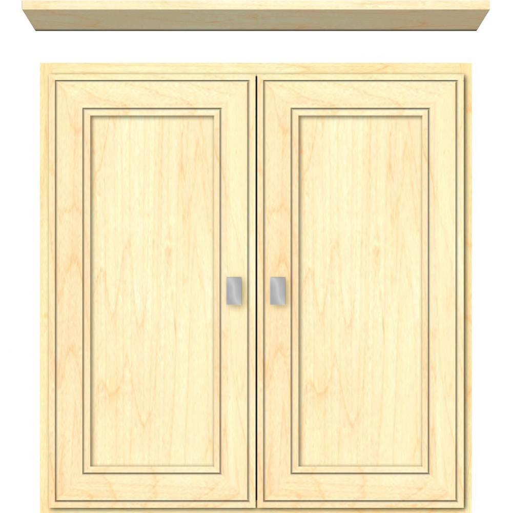 24 X 5.5 X 25 Wall Cubby Deco Miter Nat Maple