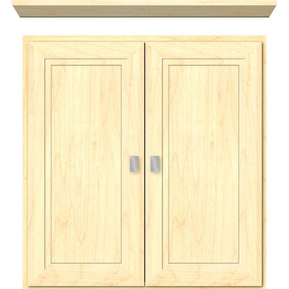24 X 5.5 X 25 Wall Cubby Ogee Miter Nat Maple
