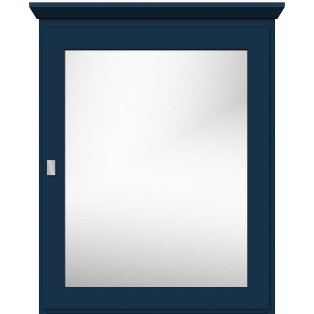 24 X 6.5 X 31.5 Single Door Med Cab Square Lapis Night