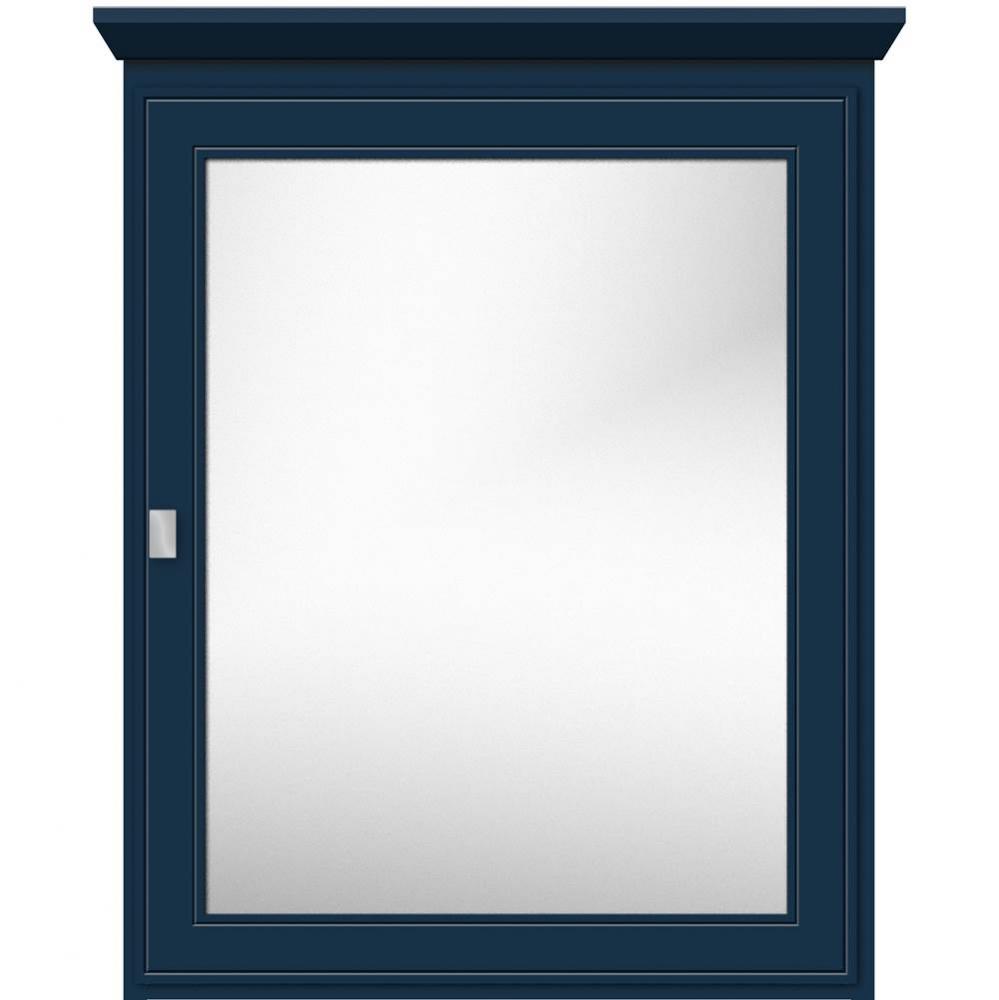 24 X 6.5 X 31.5 Single Door Med Cab Deco Miter Lapis Night