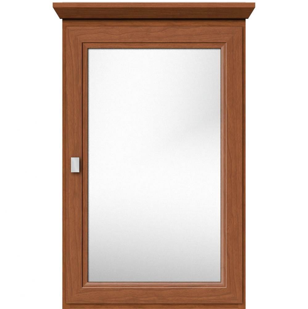 19 X 6.5 X 31.5 Single Door Med Cab Ogee Miter Cinn Cherry