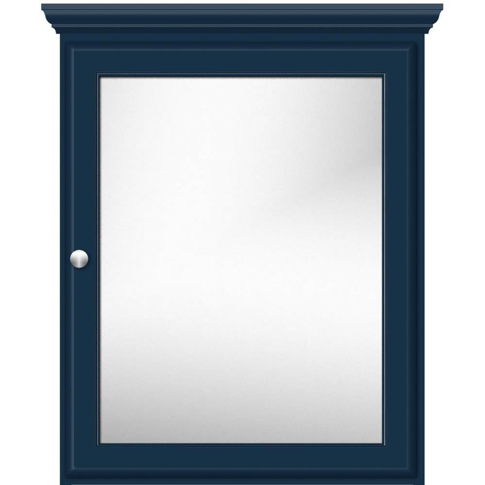 24 X 6.5 X 31.5 Single Door Med Cab Round Lapis Night