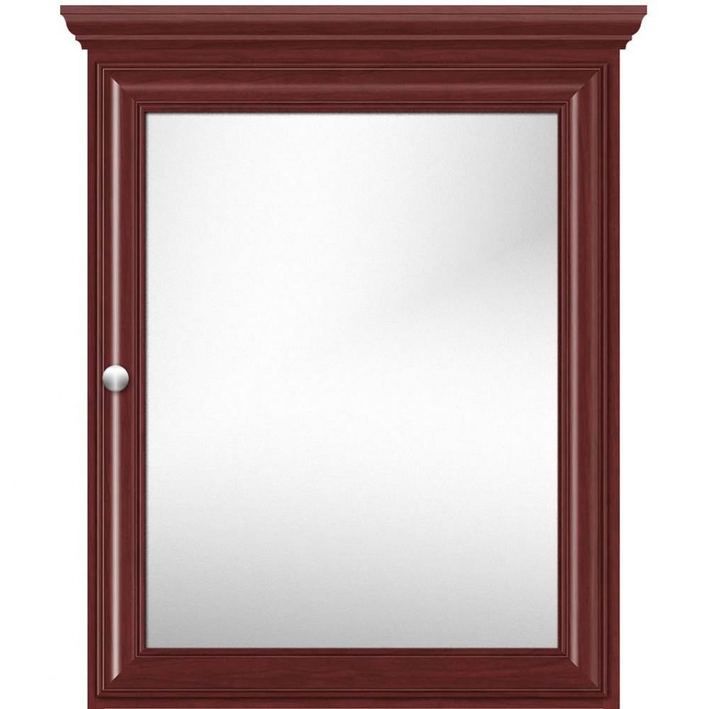 24 X 6.5 X 31.5 Single Door Med Cab Classic Miter Dk Cherry