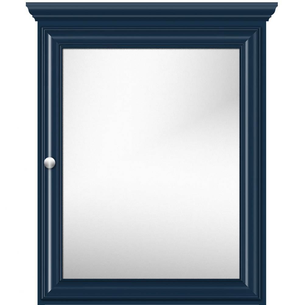 24 X 6.5 X 31.5 Single Door Med Cab Classic Miter Lapis Night