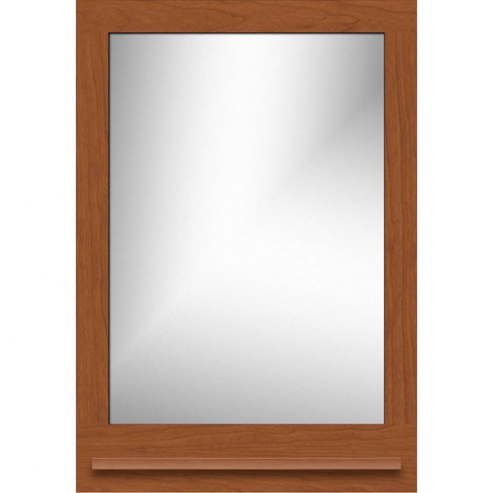 24 X 4.5 X 33.5 Framed Mirror Non-Bev Square Cinn Cherry W/Shf