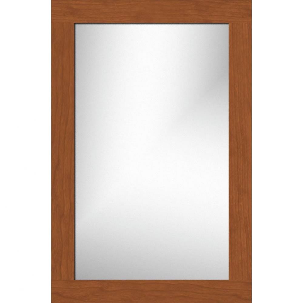 19.5 X .75 X 29.5 Framed Mirror Non-Bev Square Cinn Cherry