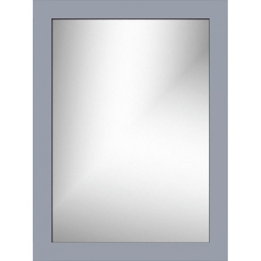 24 X .75 X 32 Framed Mirror Non-Bev Square Sat Silver