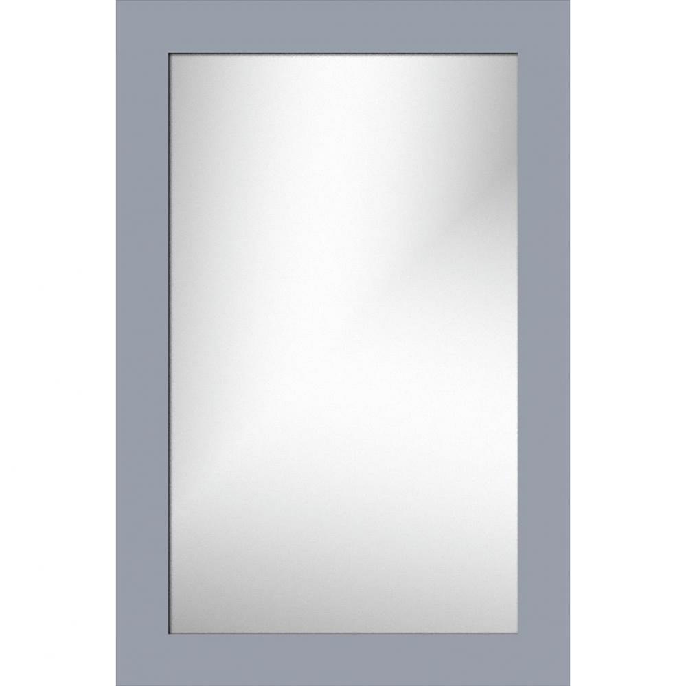 19.5 X .75 X 29.5 Framed Mirror Non-Bev Square Sat Silver