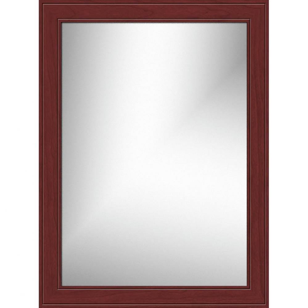 24 X .75 X 32 Framed Mirror Non-Bev Deco Miter Dk Cherry